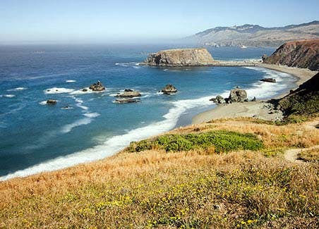 Oregon and California